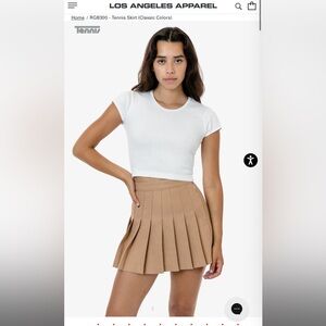 Los Angeles apparel tennis skirt NWOT